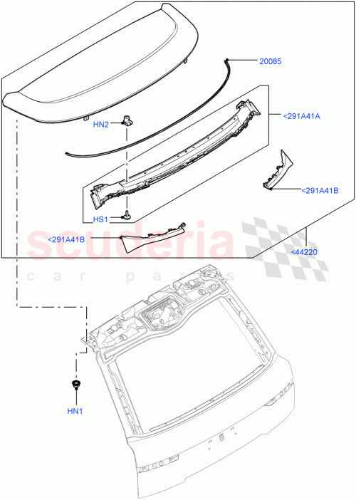 Part Diagram for Land Rover LR038606
