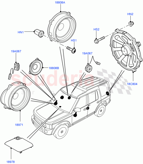 Part Diagram for Land Rover LR029719