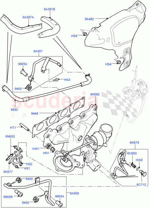 Part Diagram for Land Rover LR087725