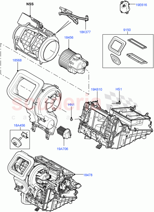 Part Diagram for Land Rover LR084749