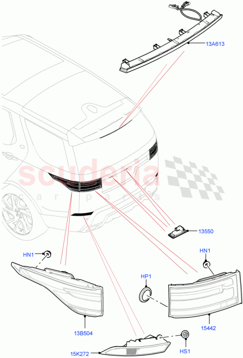 Part Diagram for Land Rover LR126301