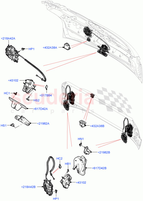 Part Diagram for Land Rover LR164880