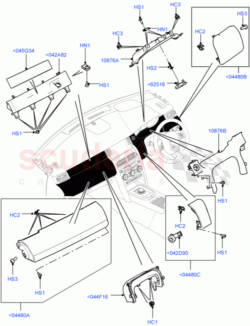 Part Diagram for Land Rover LR073043
