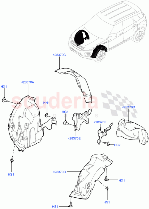 Part Diagram for Land Rover LR088358