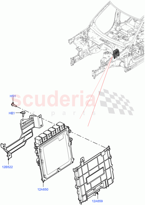 Part Diagram for Land Rover LR173138