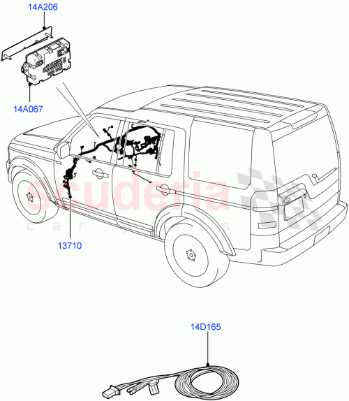 Part Diagram for Land Rover LR040686