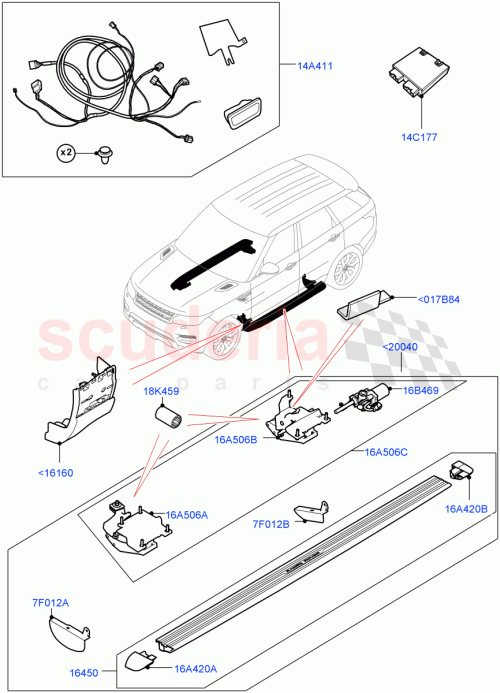 Part Diagram for Land Rover VPLWP0180
