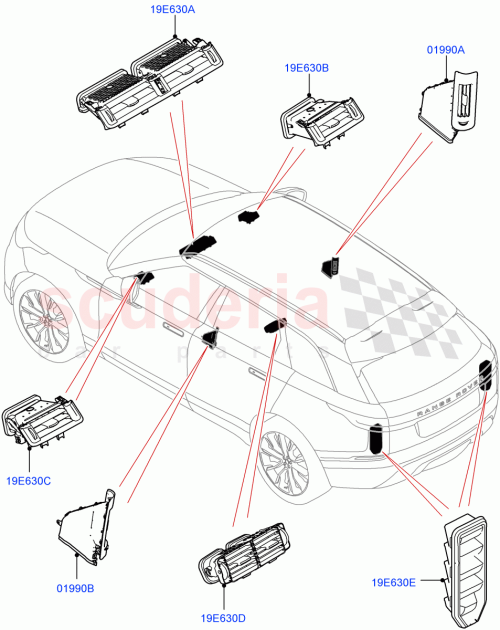 Part Diagram for Land Rover LR091234