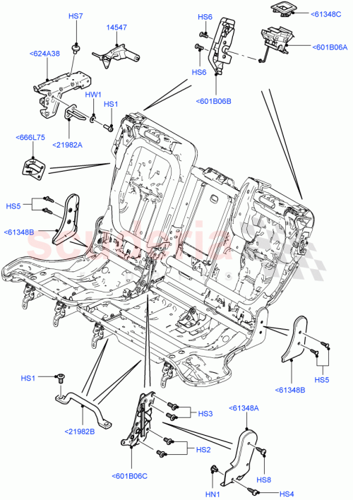 Part Diagram for Land Rover HYP500020