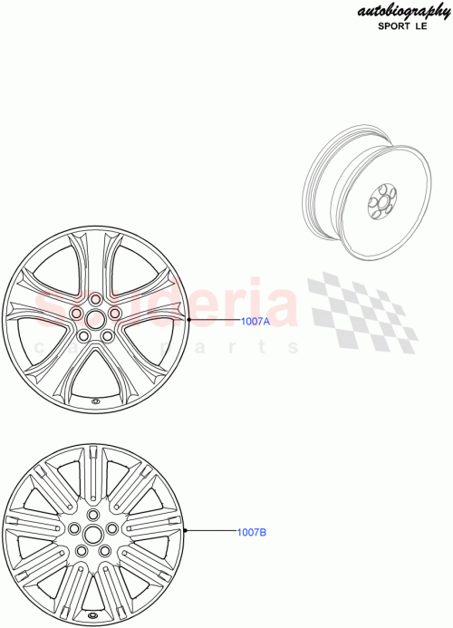 Part Diagram for Land Rover LR031222