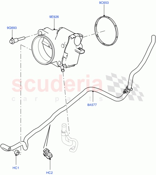 Part Diagram for Land Rover LR051511