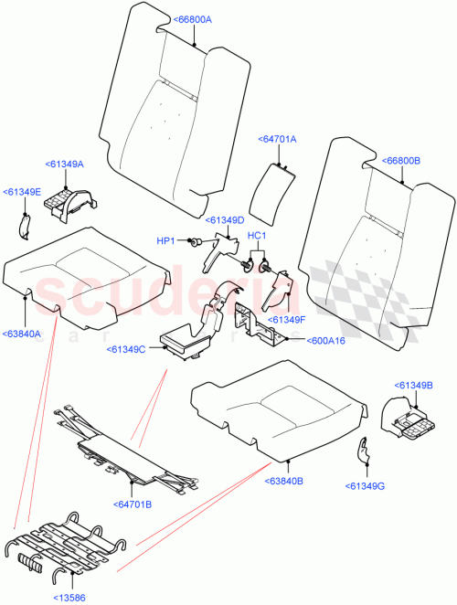 Part Diagram for Land Rover LR133975