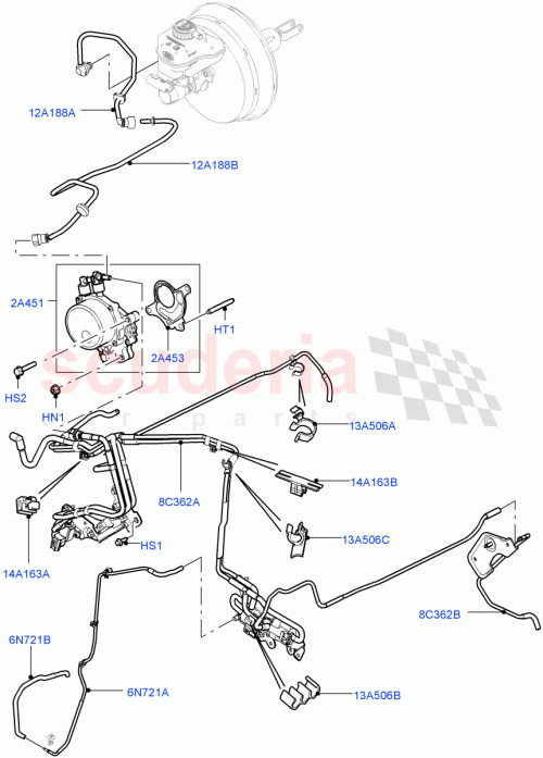Part Diagram for Land Rover LR021921