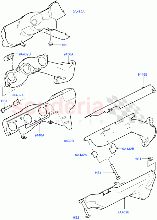Part Diagram for Land Rover LR010917
