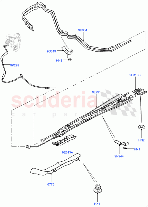 Part Diagram for Land Rover LR005896