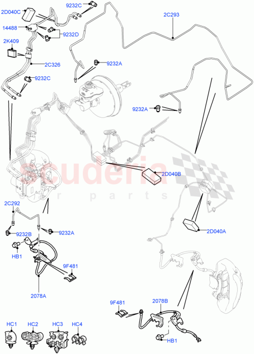 Part Diagram for Land Rover LR154820