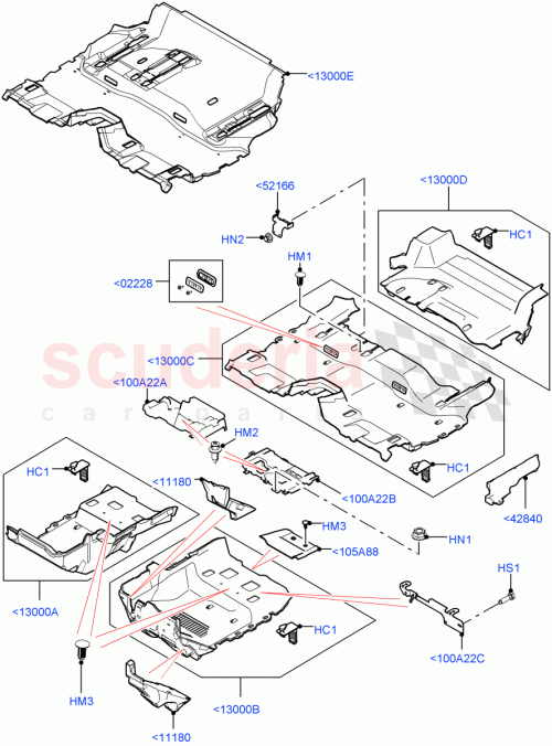 Part Diagram for Land Rover LR164034
