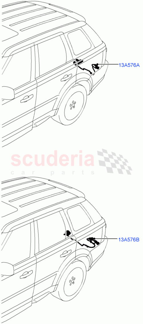 Part Diagram for Land Rover YMZ500770