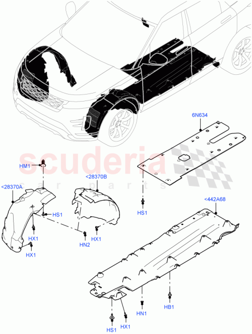 Part Diagram for Land Rover LR137454