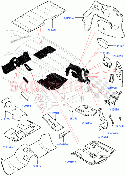 Part Diagram for Land Rover LR078585