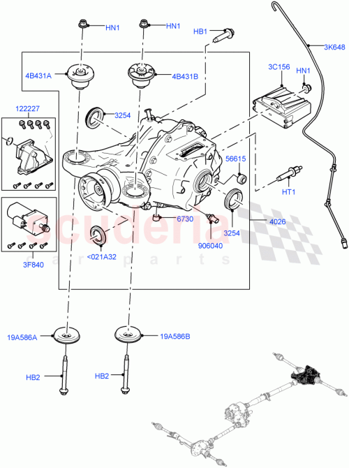Part Diagram for Land Rover LR091689