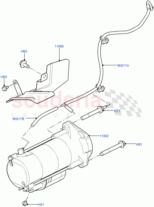 Part Diagram for Land Rover LR034020