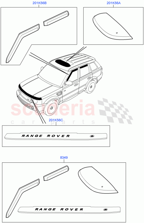 Part Diagram for Land Rover LR006508