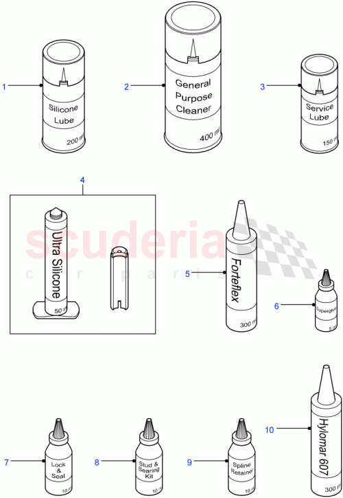 Part Diagram for Land Rover STC50544