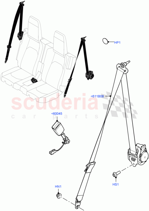 Part Diagram for Land Rover LR132694