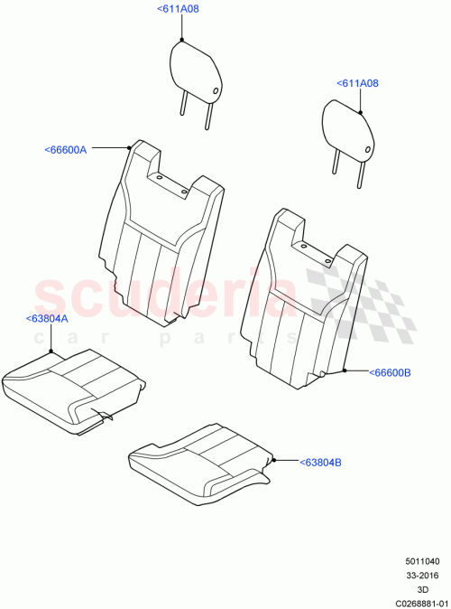 Part Diagram for Land Rover LR080916