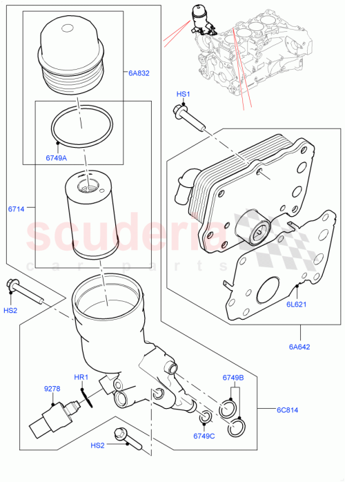 Part Diagram for Land Rover LR085935