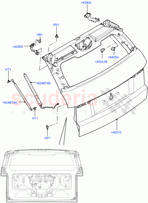 Part Diagram for Land Rover LR054757