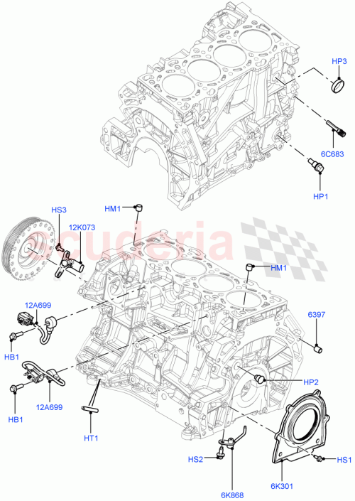 Part Diagram for Land Rover LR000622