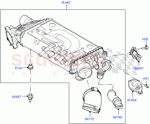 Part Diagram for Land Rover LR121745