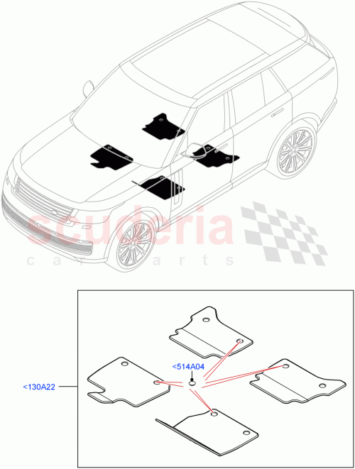 Part Diagram for Land Rover LR165518