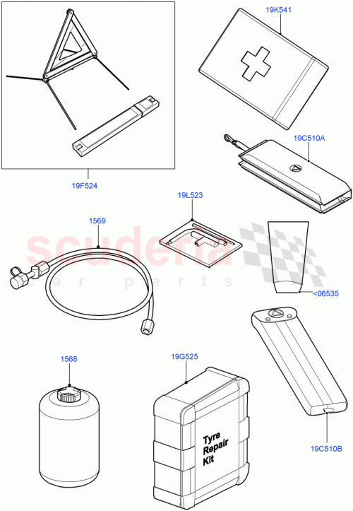 Part Diagram for Land Rover LR016392
