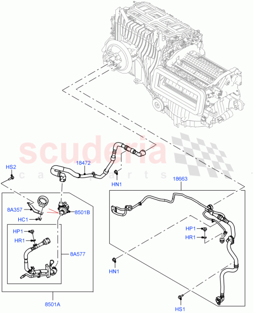 Part Diagram for Land Rover LR151914