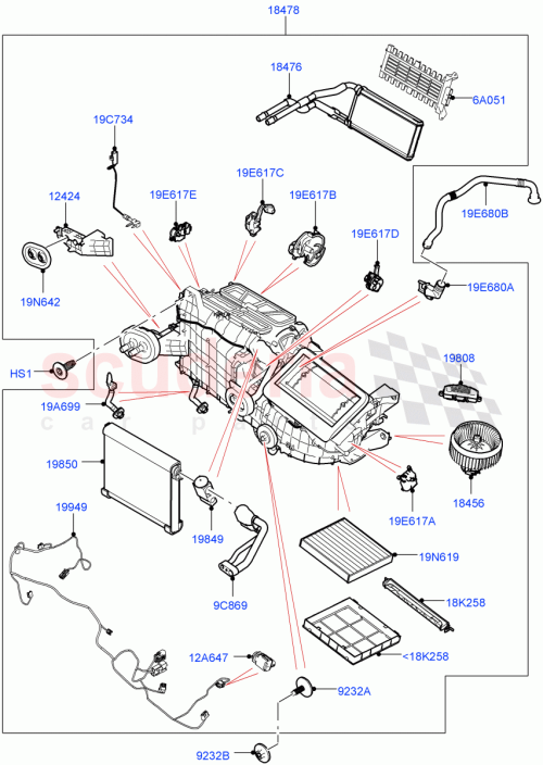 Part Diagram for Land Rover LR095017