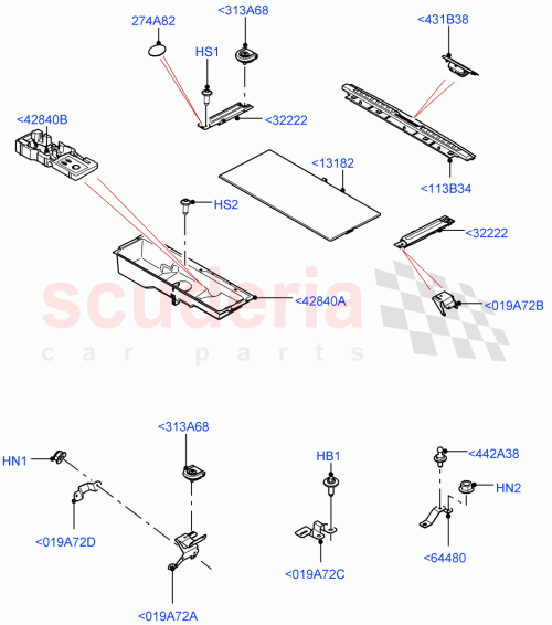Part Diagram for Land Rover LR163960