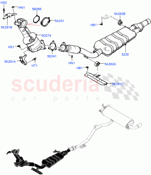 Part Diagram for Land Rover PYG500050