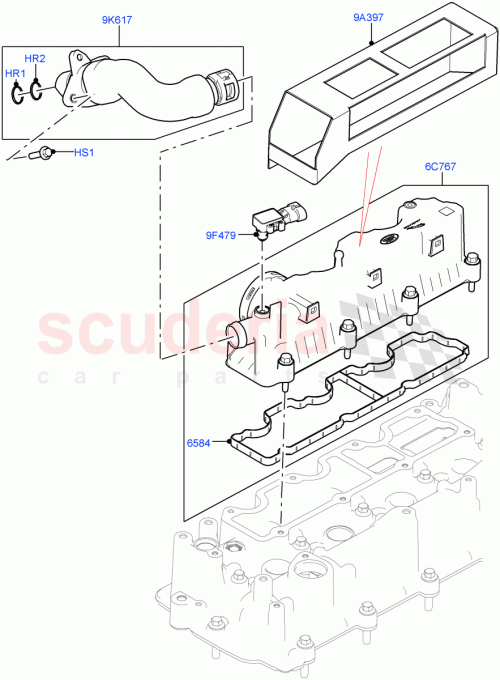 Part Diagram for Land Rover LR084921