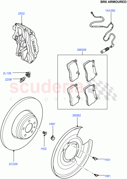 Part Diagram for Land Rover LR018851