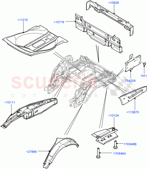 Part Diagram for Land Rover LR013311