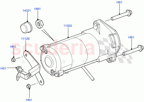 Part Diagram for Land Rover FB110146