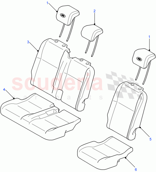 Part Diagram for Land Rover LR025100