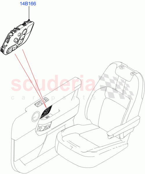 Part Diagram for Land Rover LR128523