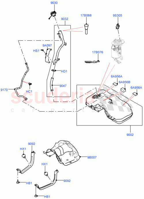 Part Diagram for Land Rover LR140700