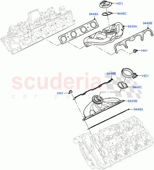 Part Diagram for Land Rover LR158190