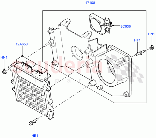 Part Diagram for Land Rover RYG501120