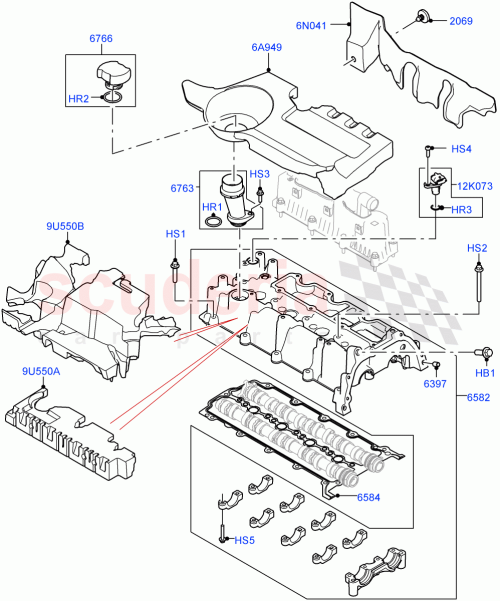 Part Diagram for Land Rover LR125432
